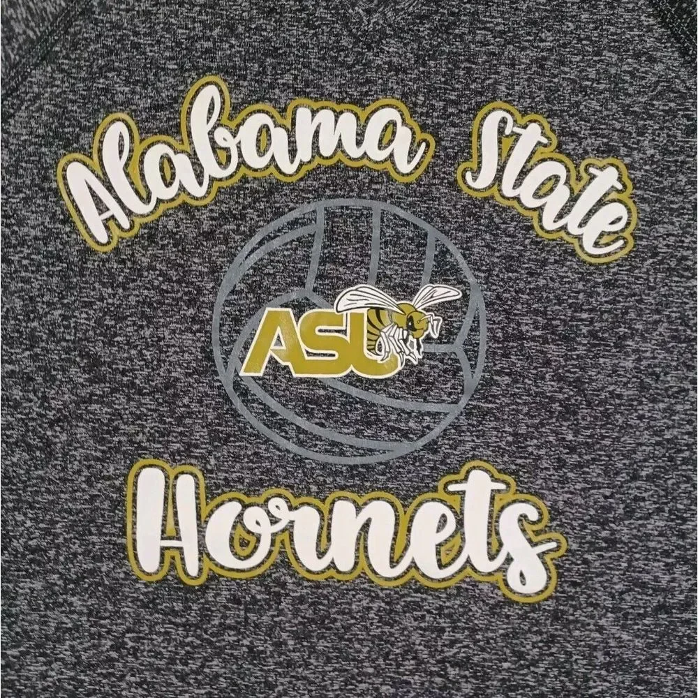 Alabama State Hornets‎ Shirt Womens M Gray Adidas Climalite